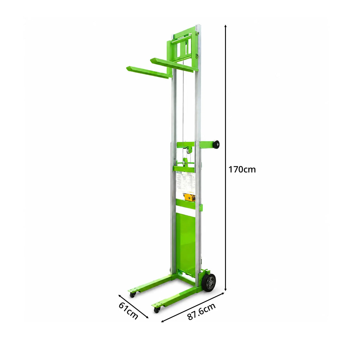 GROVIA Lightweight Material Lift Aviation Aluminium Frame Self-Locking Winch for Warehouse Logistics Handling