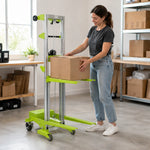 GROVIA Manual Material Lift Aviation Aluminium Frame Self-Locking Winch for Warehouse Logistics Handling