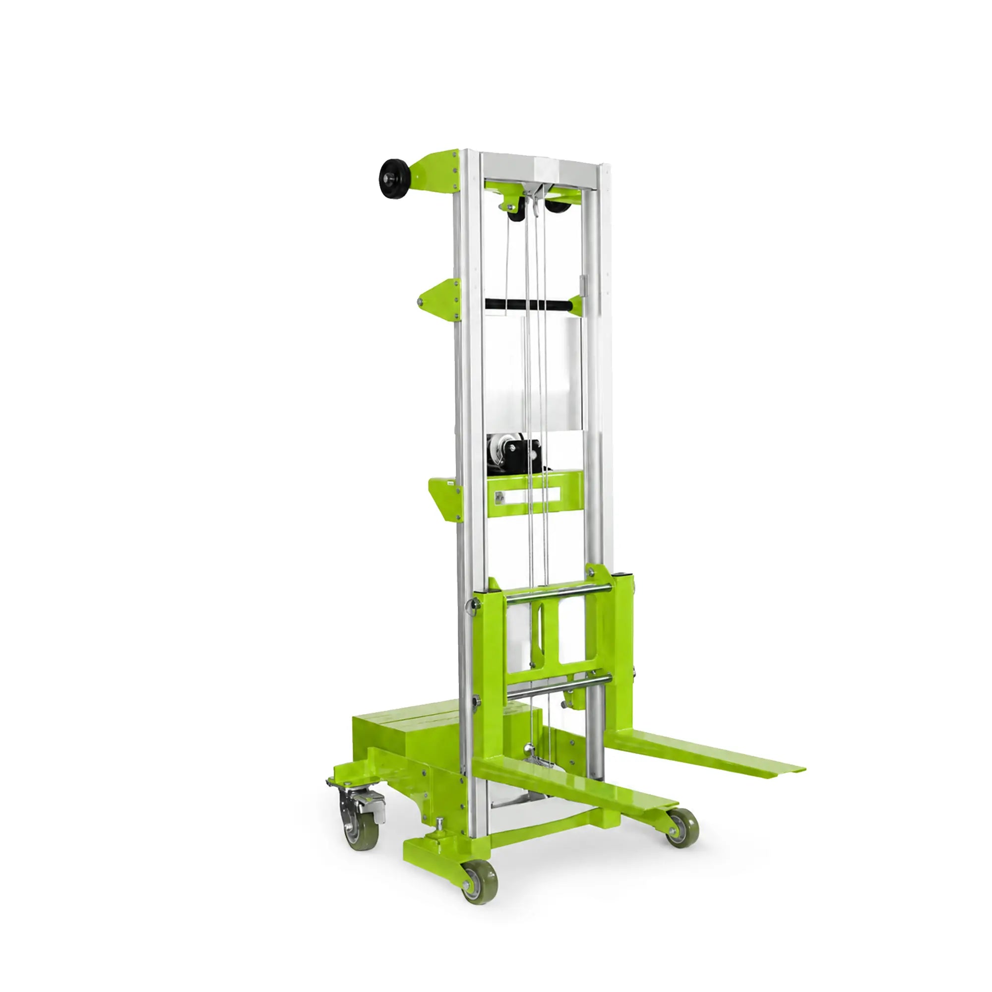 GROVIA Manual Material Lift Aviation Aluminium Frame Self-Locking Winch for Warehouse Logistics Handling