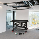 GROVIA Electric Lifting Work Platform Single-Person Operation Compact Storage for Painting Ceiling Installation