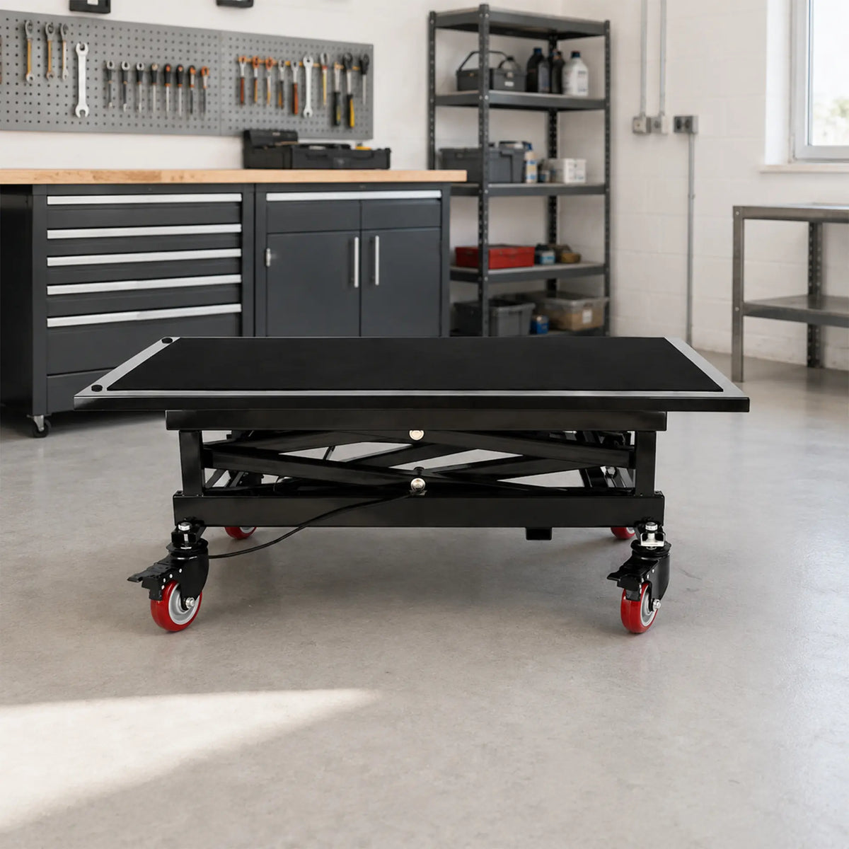 GROVIA Electric Lifting Work Platform Single-Person Operation Compact Storage for Painting Ceiling Installation