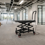 GROVIA Electric Lifting Work Platform Single-Person Operation Removable Handle for Painting Ceiling Installation