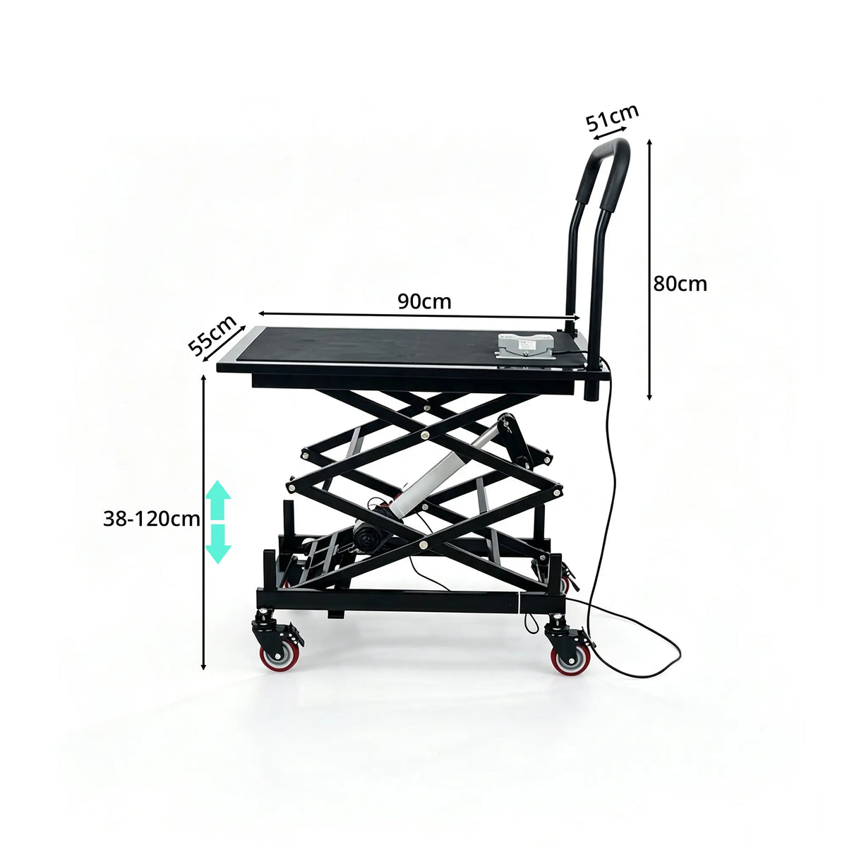 GROVIA Electric Lifting Work Platform Single-Person Operation Removable Handle for Painting Ceiling Installation