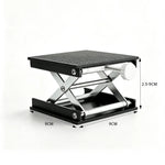 GROVIA Adjustable Levelling Platform Dual-Knob Self-Locking Design for Interior Renovation & Equipment Setup  - Black&Silver