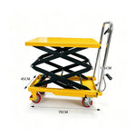 GROVIA Heavy-Duty Scissor Lift Table Hydraulic System Reinforced Frame for Logistics Workshop Material Handling