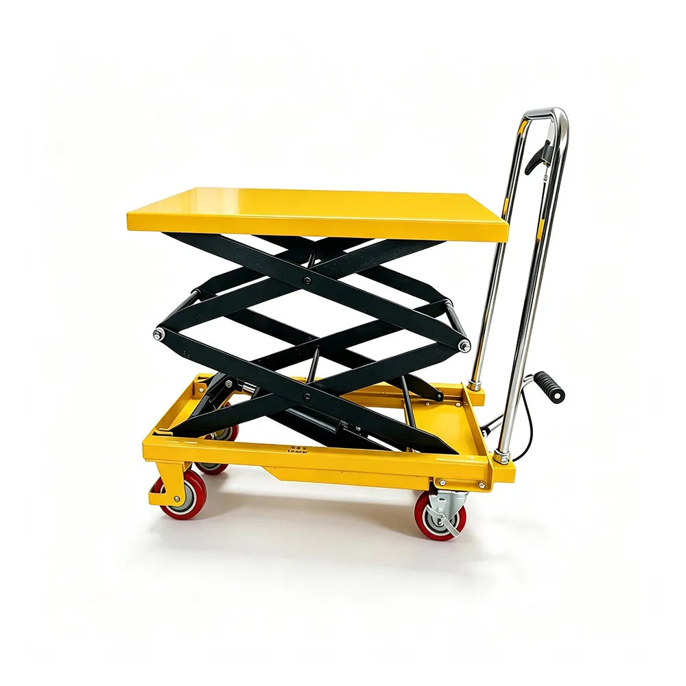 GROVIA Heavy-Duty Scissor Lift Table Hydraulic System Reinforced Frame for Logistics Workshop Material Handling