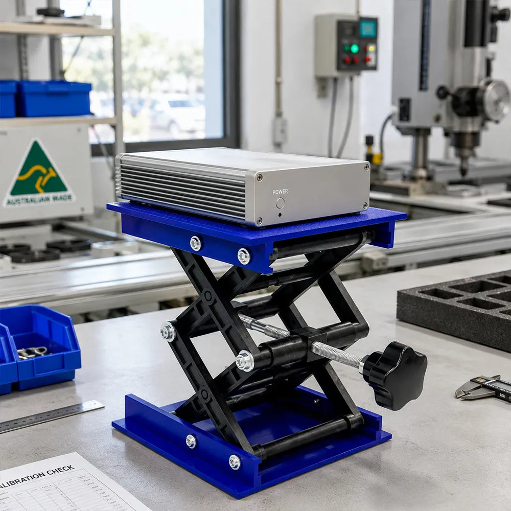 GROVIA Compact Scissor Lift Platform PPC Lightweight Foldable Design for Laboratory Electronics Assembly & Maintenance