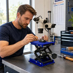 GROVIA Compact Scissor Lift Platform PPC Lightweight Foldable Design for Laboratory Electronics Assembly & Maintenance