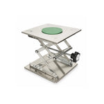 GROVIA Stainless Steel Scissor Lift Platform Precision Height Adjustment 15kg Load for Laboratory & Scientific Research