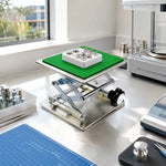 GROVIA Manual Lab Lift Platform Stainless Steel Fine-Tuning Compact Design for Electronics Repair & Instrument Calibration