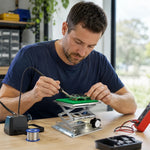 GROVIA Manual Lab Lift Platform Stainless Steel Fine-Tuning Compact Design for Electronics Repair & Instrument Calibration