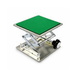 GROVIA Manual Lab Lift Platform Stainless Steel Fine-Tuning Compact Design for Electronics Repair & Instrument Calibration
