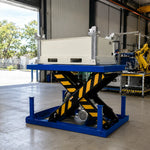 GROVIA Electric Hydraulic Lift Platform Pure Copper Motor Reinforced Steel Frame for Warehouse Factory Material Handling