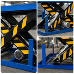 GROVIA Electric Hydraulic Lift Platform Pure Copper Motor Reinforced Steel Frame for Warehouse Factory Material Handling