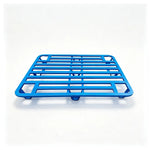 GROVIA Heavy-Duty Steel Pallet Rounded Nine-Leg Design Reinforced Frame Forklift Compatible for Warehouse Factory Logistics