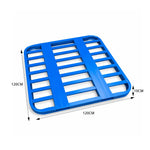 GROVIA Heavy Load Steel Storage Pallet Powder Coated Finish Forklift Base for Industrial Warehouse Use