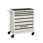 GROVIA Heavy Duty Tool Cabinet Multi Drawer Mobile Workbench Storage 620x330x740mm Workshop Garage Organizer - White