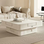 HEXJON 98cm Automatic - Height Table/Coffee Mahjong Adjustable Table Table/Dining White
