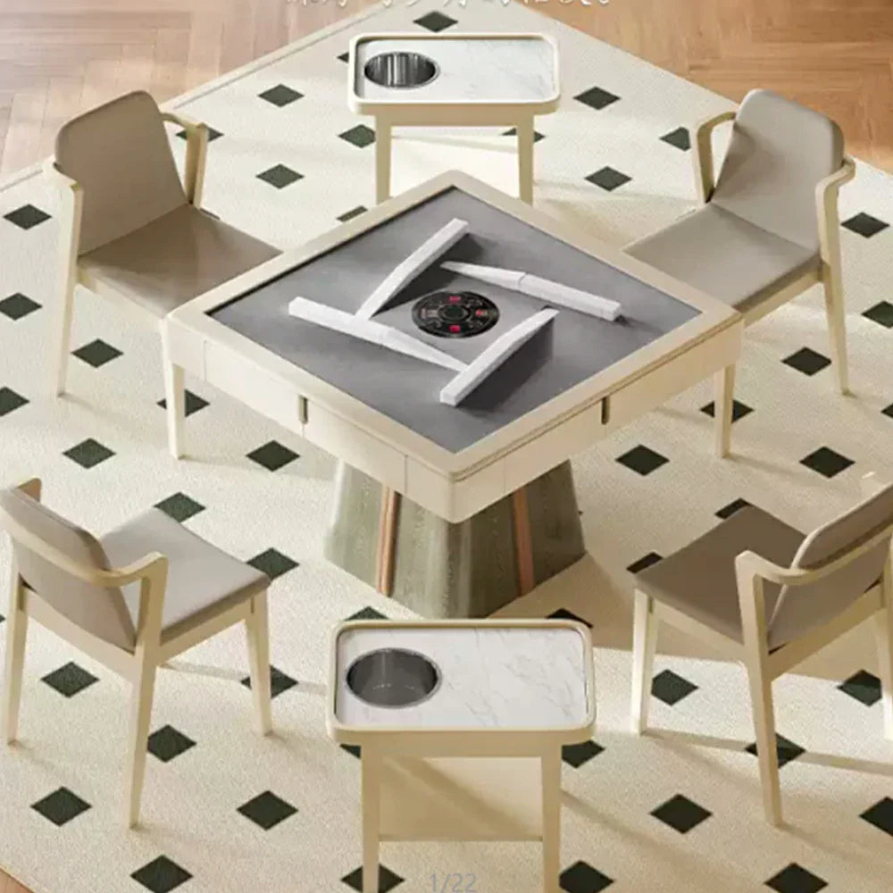 HEXJON 100cm Noise Table Table/Dining Table/Coffee - Automatic Frequency Low Reduction Mahjong Green