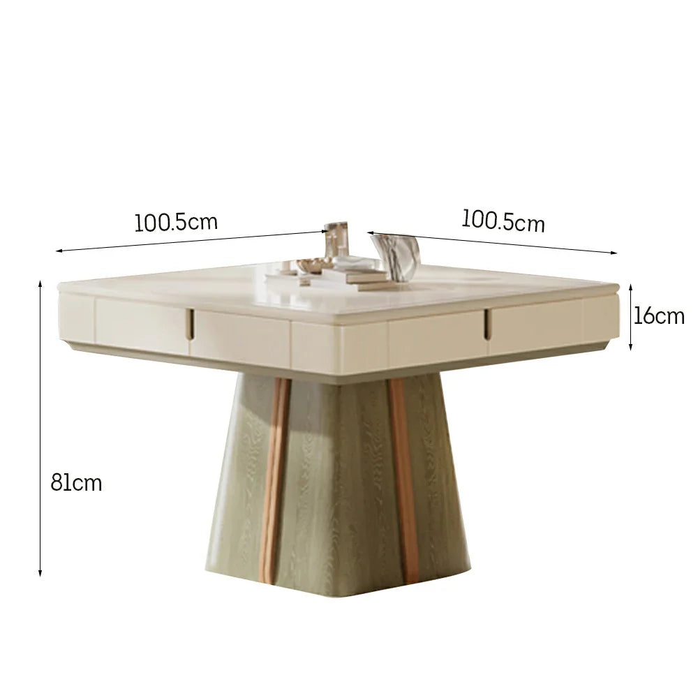 HEXJON 100cm Noise Table Table/Dining Table/Coffee - Automatic Frequency Low Reduction Mahjong Green