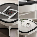 HEXJON 120 x Leather Design, Mahjong Surface, Low Automatic Noise Table, and Eco-Friendly Stylish 120 cm Durable
