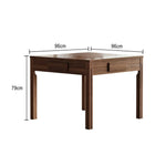 HEXJON 96 Noise Automatic Low Design, Style Wood 96 Asian and Solid cm Table, x Elegant Mahjong Frame, Durable