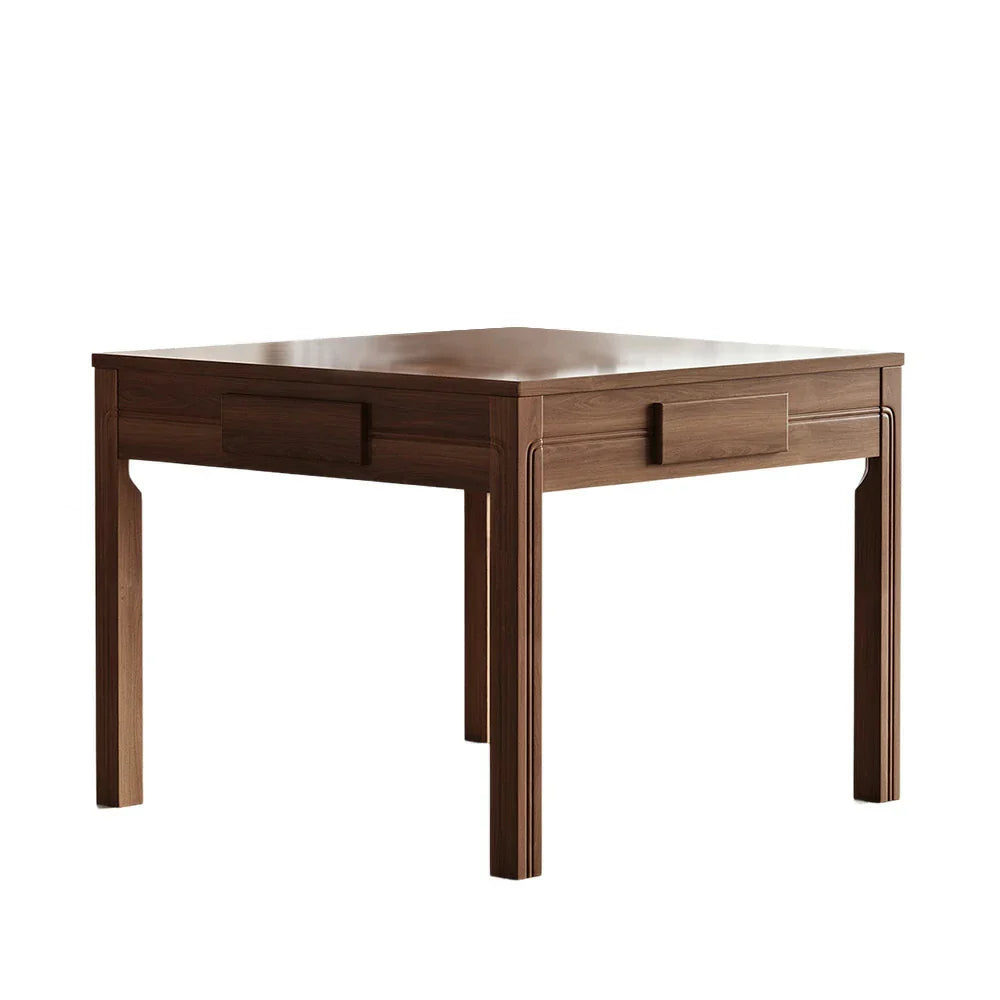 HEXJON 96 Noise Automatic Low Design, Style Wood 96 Asian and Solid cm Table, x Elegant Mahjong Frame, Durable