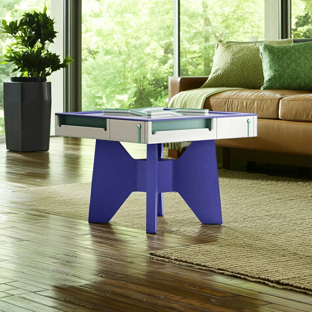 HEXJON 107cm Base Solid Mahjong Wood Table Automatic Table/Coffee Table/Dining Frame