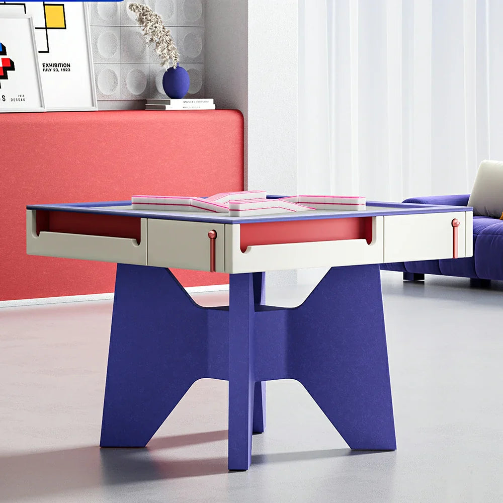 HEXJON 107cm Base Solid Mahjong Wood Table Automatic Table/Coffee Table/Dining Frame