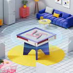 HEXJON 107cm Base Solid Mahjong Wood Table Automatic Table/Coffee Table/Dining Frame