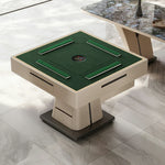 HEXJON 1.6m - Convertible Elegant Dual-Use Surface, - Stone Design Mahjong Modern Dining Table Blue