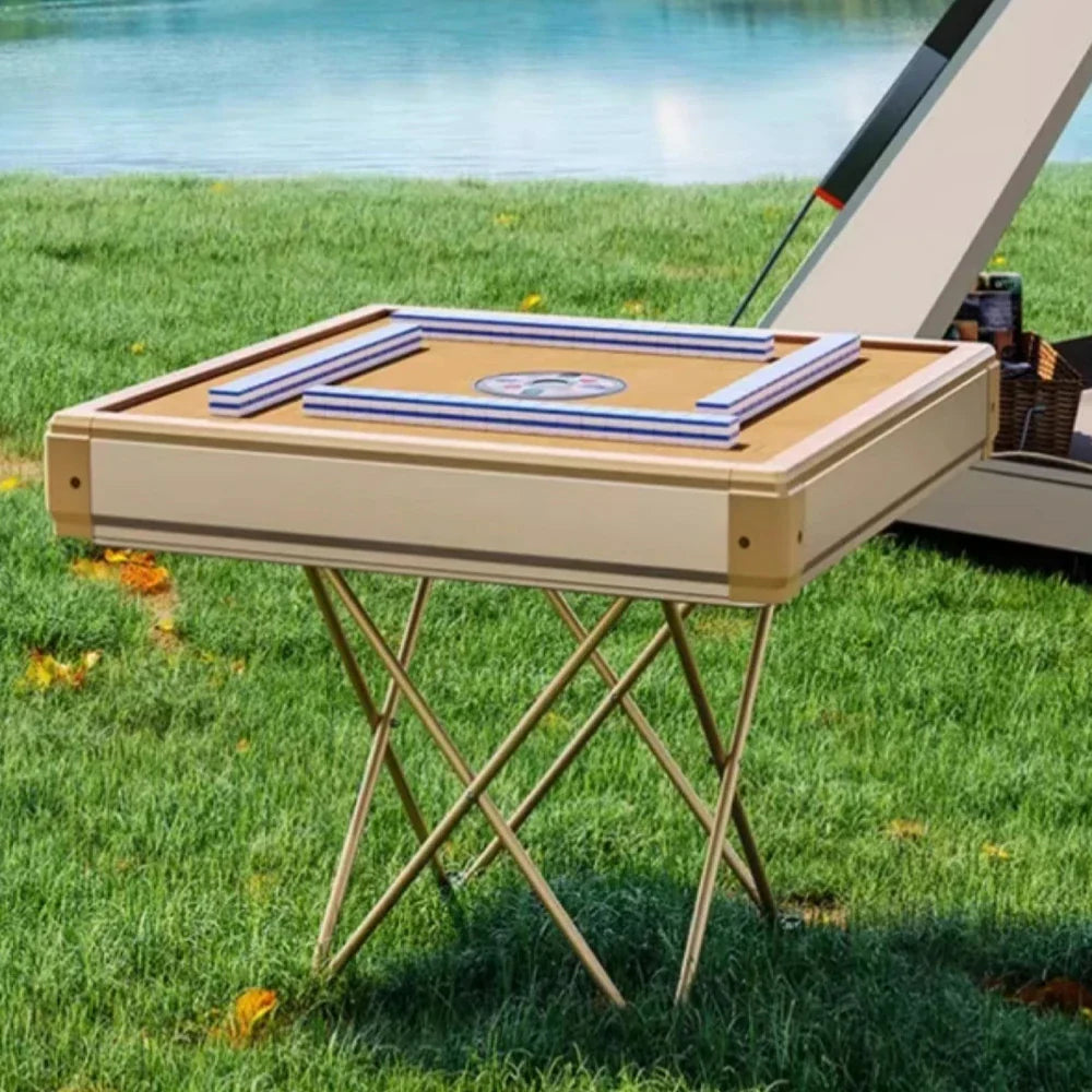 HEXJON 80 Foldable Design, Spinner Mahjong x Table Automatic Travel Durable Case, Portable Luggage with cm 80 Frame