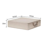 HEXJON 76.5 with Automatic Table Portable Mahjong cm Foldable Case, Oxford Design, Cloth 76.5 Durable Travel x Frame