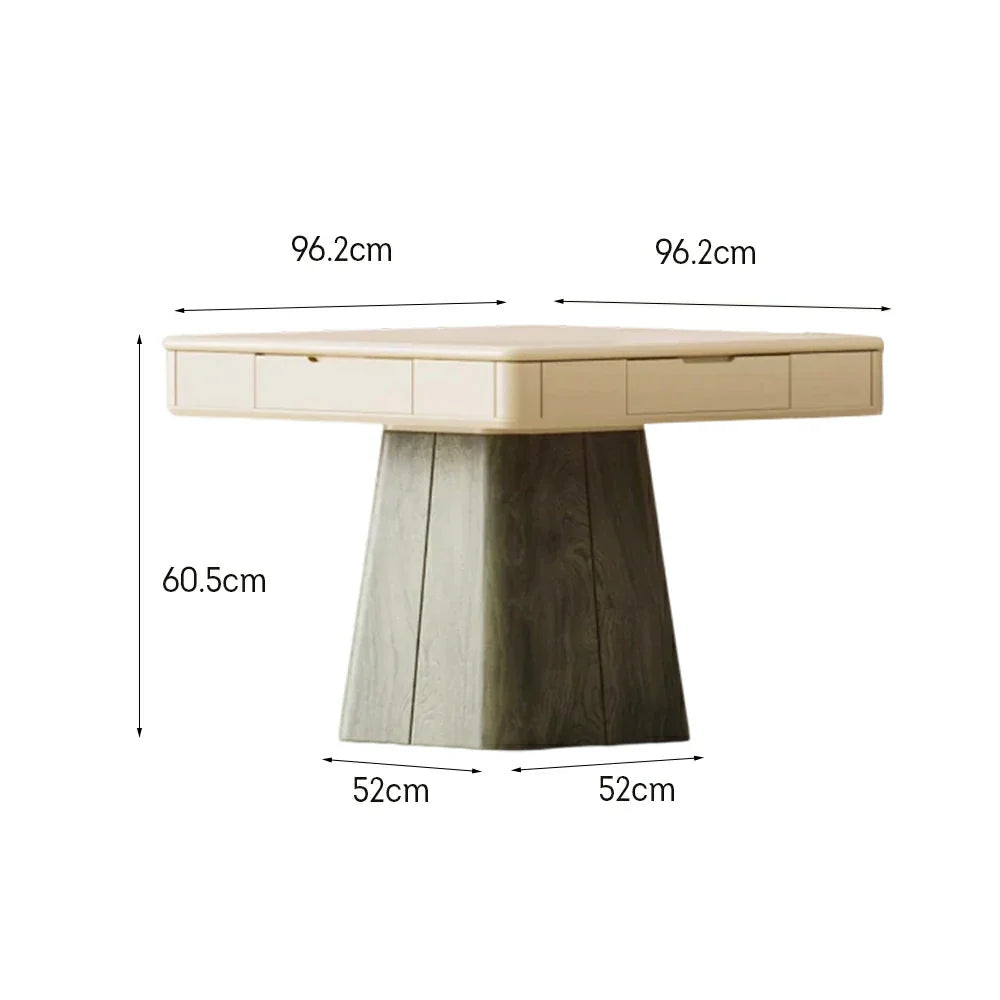 HEXJON 96.2cm Table/Dining Table Automatic Low-frequency Mahjong Noise Reduction