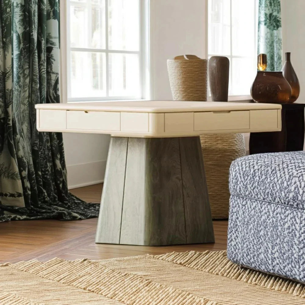 HEXJON 96.2cm Table/Dining Table Automatic Low-frequency Mahjong Noise Reduction