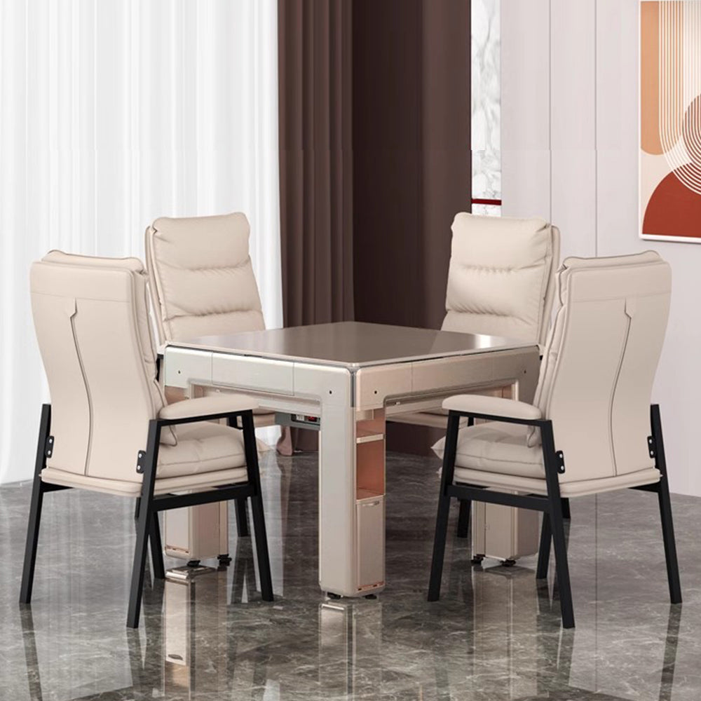 HEXJON 4-Piece Chairs Mahjong Legs for Metal Set - Table Champagne
