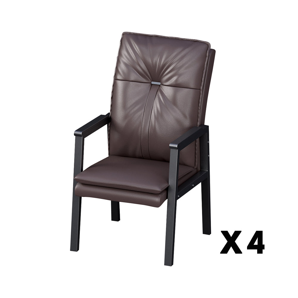 HEXJON Luxurious Set Carbon Mahjong Chairs Steel - 4-Piece Legs for Matching Table Coffee