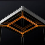 HEXJON DT72 Storage Table/Dining Cover, with Ashtrays, Mahjong Table Cup Holders, Automatic Boxes