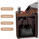 HEXJON JLS Table With Luxurious Cover Mahjong and Table/Dining Foldable Storage Low Noise Automatic Boxes