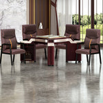 HEXJON JLS Table With Luxurious Cover Mahjong and Table/Dining Foldable Storage Low Noise Automatic Boxes