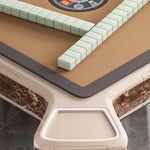 HEXJON JLS Table With Luxurious Cover Mahjong and Table/Dining Foldable Storage Low Noise Automatic Boxes
