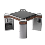 HEXJON JLS Table With Luxurious Cover Mahjong and Table/Dining Foldable Storage Low Noise Automatic Boxes