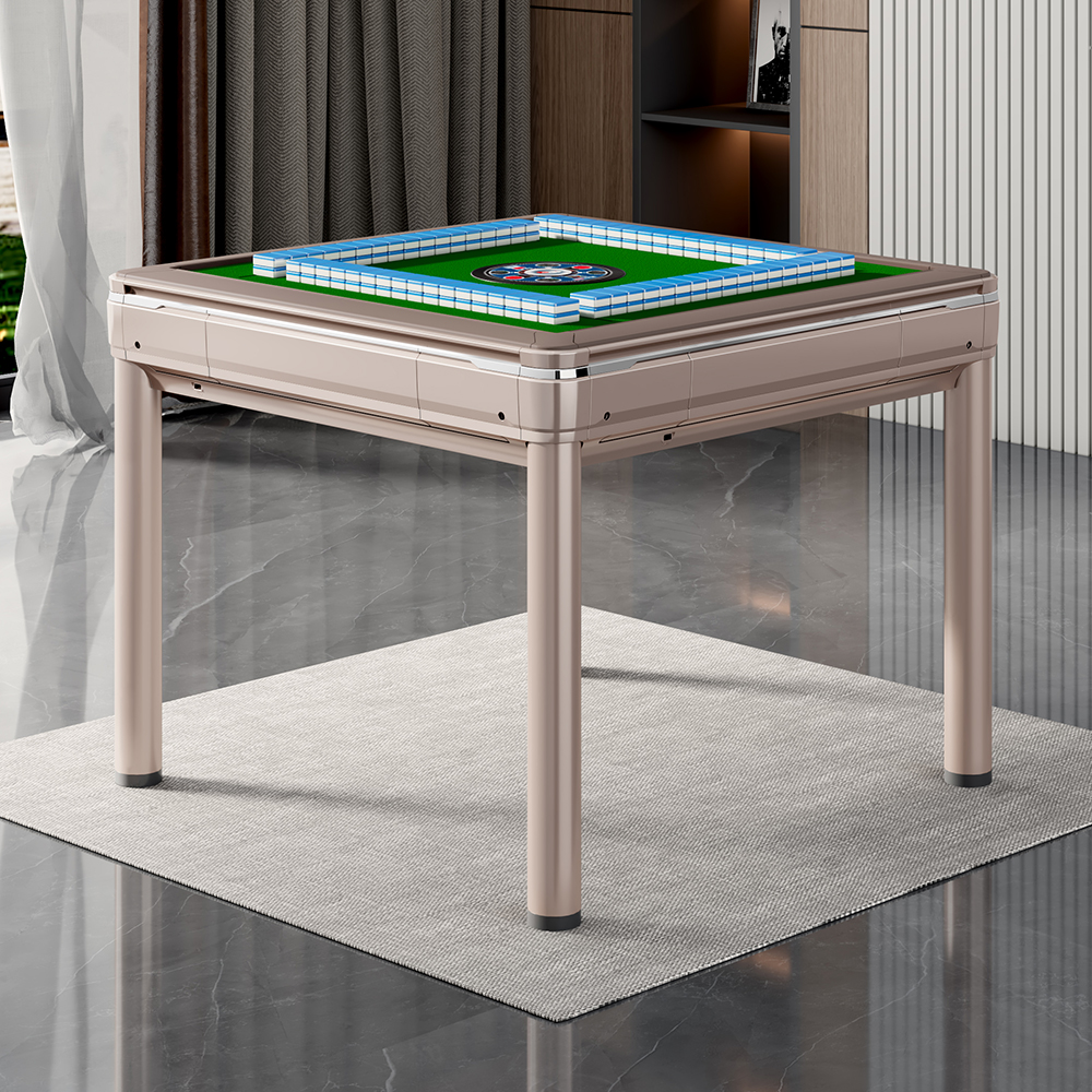 HEXJON Q72 Grey Mahjong Multifunctional Champagne Automatic Table