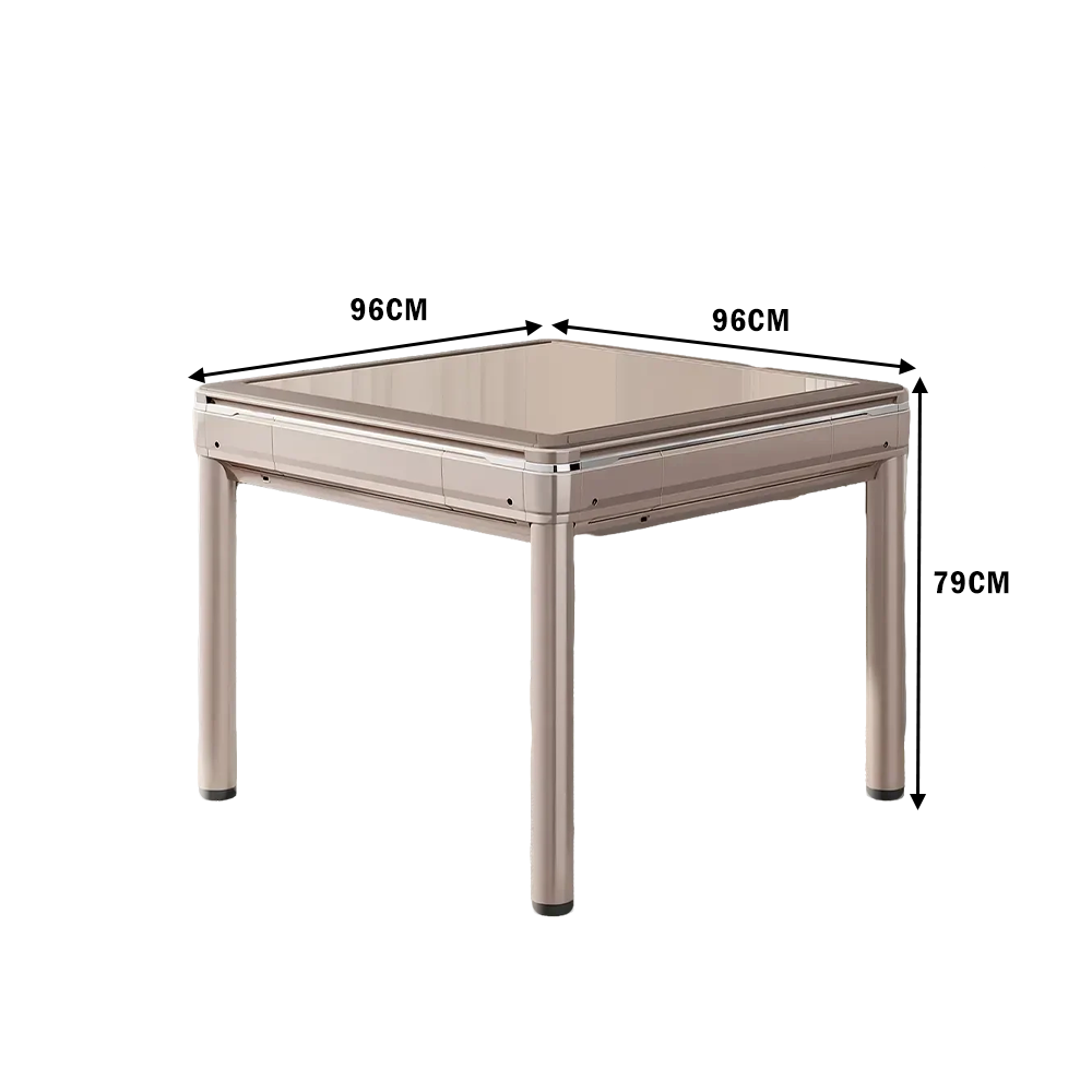 HEXJON Q72 Grey Mahjong Multifunctional Champagne Automatic Table