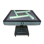 HEXJON No.36 - Premium Mahjong Table - Table Wool Game Surface, Foldable 94cm Automatic Felt Design, Low-Noise Square Blue