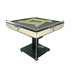 HEXJON No.36 Felt 94cm Square Mahjong - Premium Game Surface, Low-Noise Design, Table Table Automatic Foldable Wool - White