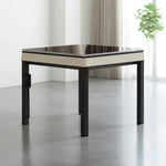 HEXJON No.36 Compact Jade-Style Ultra-Slim Automatic Table Low-Noise Felt Wool Table - Mahjong Design, 94cm Tiles, Game Top, - Enclosed Gold