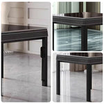 HEXJON No.36 Wool Top, Compact - Table Ultra-Slim Mahjong Felt Enclosed 94cm Design, Automatic Low-Noise Game Tiles, - Table Jade-Style Grey