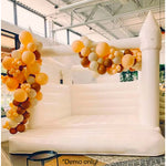 GAMEON 0118 Bounce 5X4X3.4m Fun Bounce Castle with For House PVC White Wedding Bouncy Blower House