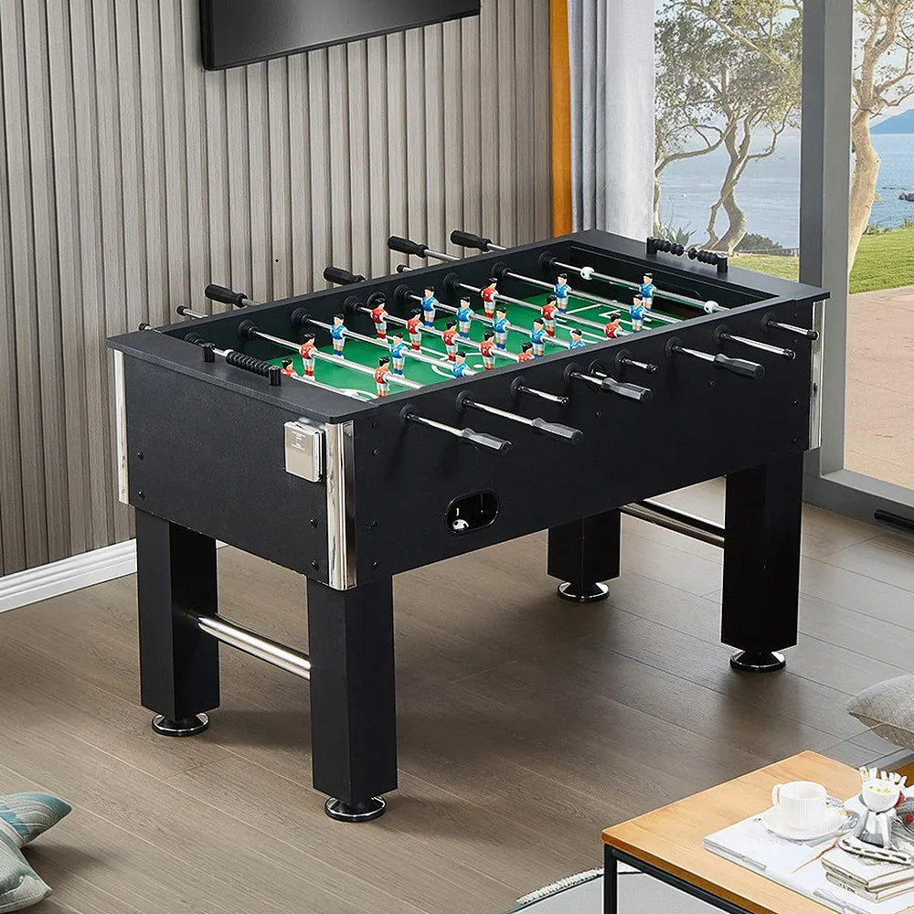KICKSY GTST005 Table Cup MDF 8-Rod Foosball 5FT with Holders-Black